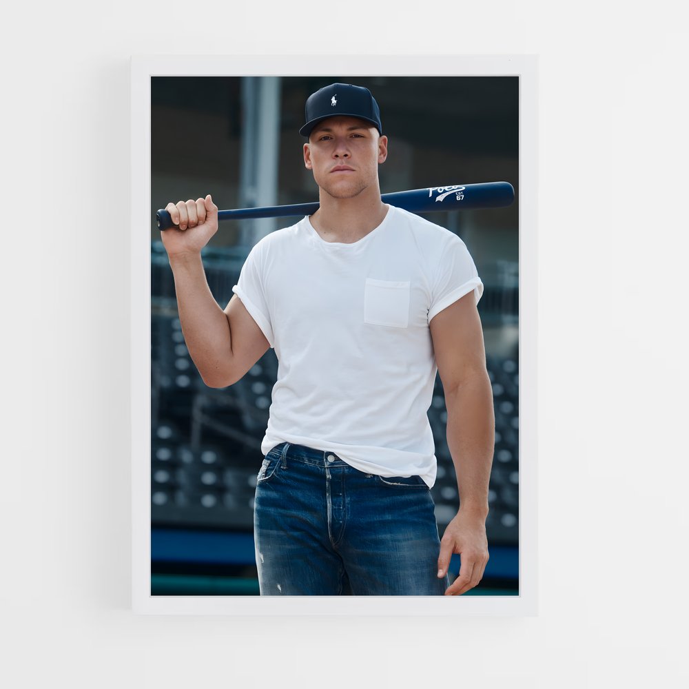 Poster Aaron judge stades – affiche Baseball (vue 3)